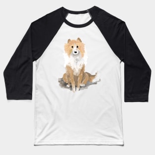 Sable Rough Collie Dog Baseball T-Shirt